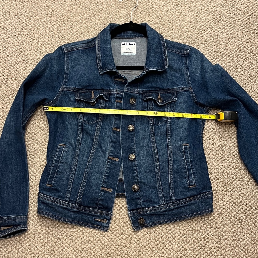 Old Navy Dark Blue Denim Jacket - Picture 10 of 14